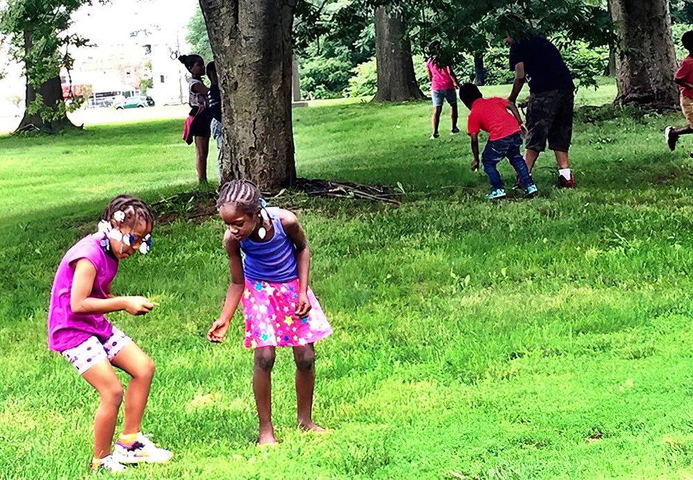 Outdoor Playtime Helps Them Blow Off Steam