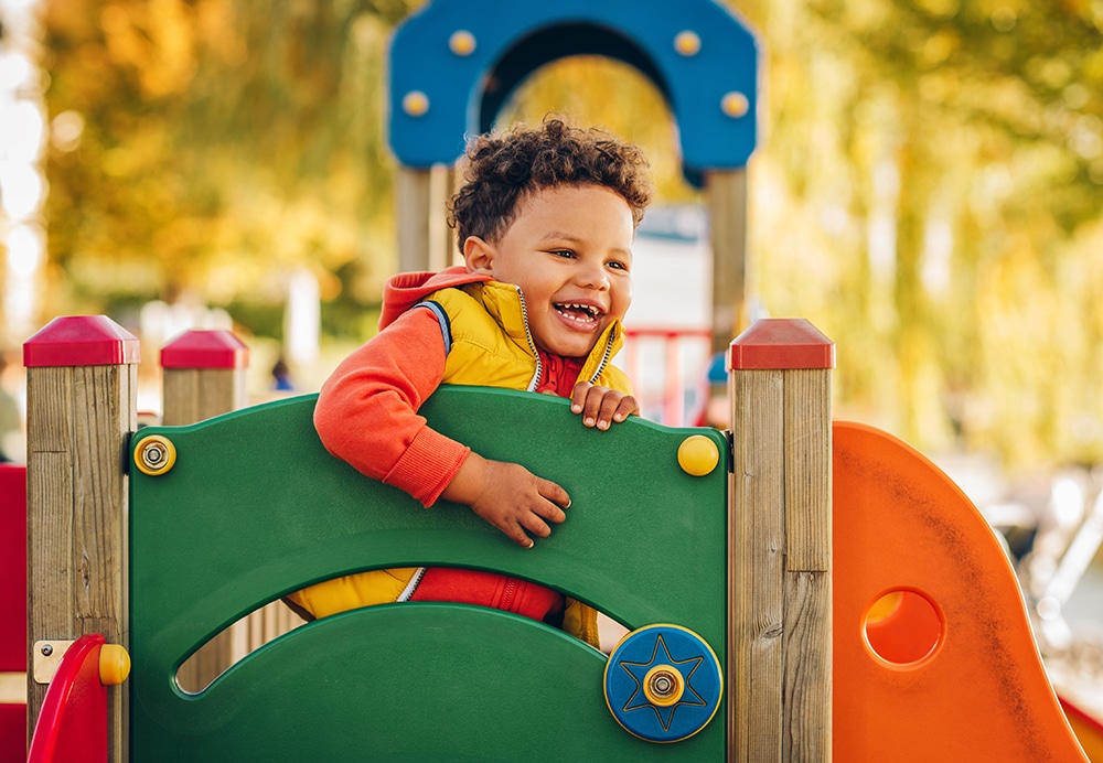 A Safe, Fun Outdoor Play Yard Sparks Joy